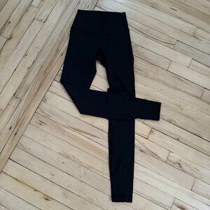 Lululemon Wunder Under Legging, Black Luxtreme, Size 2
